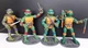Черепашки Ниндзя Ninja Turtles TMNT игровой набор фигурки игрушки 4 шт 16 см - изображение 10