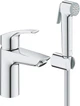 Смеситель для раковины GROHE Eurosmart New 23124003 с душевым гарнитуром - изображение 1