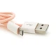 Кабель iKAKU KSC-723 GAOFEI для умной зарядки для micro USB розовый длина 1 м ток 2.4A - изображение 5