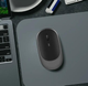Беспроводная Бесшумная мышь 2.4G + Bluetooth Встроенный аккумулятор темно-серая - изображение 3