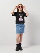 Подростковая джинсовая юбка для девочки Coccodrillo Jeans Collection Girl WC4124201JCG-015 158 см Синяя (5904986306499) - изображение 2