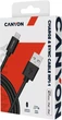 Кабель Canyon Lightning - USB MFI 1 м Black (CNS-MFICAB01B) - зображення 3