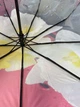 Парасолька жіноча автоматична Rain Flower у подарунковій упаковці з хустинкою, квітковий принт 1020/1 - зображення 5