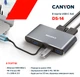 USB-хаб Canyon 8 port USB-C Hub DS-14 (CNS-TDS14) - изображение 3