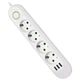 Сітковий фільтр живлення Voltronic F04U, 4роз EU, 3*USB White (F04U-White) - зображення 1