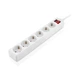 Мережевий фільтр живлення REAL-EL RS-6 Protect M 1.8m, white (EL122300031) - зображення 6