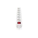 Мережевий фільтр живлення REAL-EL RS-6 Protect M 1.8m, white (EL122300031) - зображення 4