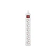 Мережевий фільтр живлення REAL-EL RS-6 Protect M 1.8m, white (EL122300031) - зображення 2