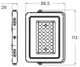 Прожектор EUROLAMP з радіатором LED SMD "B" 30W 6500K - зображення 3