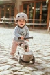 Дитячий самокат Scoot & Ride ighwaykick 1 Lifestyle 2 в 1 Brown Lines, 4897033966054 - зображення 6
