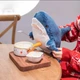 Мягкая игрушка Акула Синяя 100 см плюшевая с наполнителем из холлофайбера ручной набивки - изображение 6