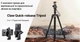 Быстросъемный штатив-монопод для смартфона и камеры 60-177см Claw Ulanzi TT31 с горизонтальным и вертикальным держателем - изображение 2