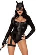 Эротический костюм кошечки Leg Avenue Fierce Feline Черный XS - изображение 1