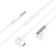 Навушники Hoco M123 Glory universal 3.5mm earphones with mic White - изображение 4