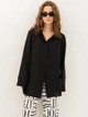 Сорочка бавовняна жіноча Seventeen 2166.5751 XXL-3XL Чорна (Sev2000000189574) - зображення 1