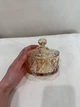 Сахарница Lirmatur Ромбы стеклянная золотистая - изображение 9