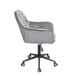 Офісне крісло на чорній хрестовині Onder Mebli CHERRY Б-Т СІРИЙ PH - 601 BK - MODERN OFFICE - зображення 3