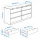 Комод Ikea (Ікея) KULLEN, Колір БІлий 903.092.45 - изображение 5