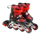 Роликовые коньки Best Roller. Размер 26-28: 15-16.5 см, светящиеся PU колёса. Red (153149) - изображение 1