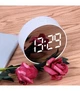 Настільний електронний годинник VST-6505/5427 Mirror, Білий корпус, Біла підсвітка - изображение 5