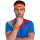 Напульсники спортивные махровые для тренировок бега баскетбола Zelart Fit 2970 2шт Orange - изображение 4