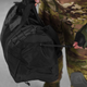 Сумка баул Silver Knight Cordura 600D із кріпленням Molle чорна розмір 55х30х25 см - зображення 4