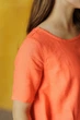 Лляна сукня VIL'NI Х′юстон кораловий 42 - зображення 4