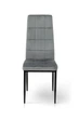 Стул для кухни и гостиной Грейс Айс 410х980х510 Чёрный/Серый (GAА0056133) - изображение 1