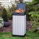 Контейнер для сміття Keter Rockford Waste Bin сірий 125 л 236996 - изображение 5