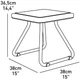 Комплект шезлонгів Keter Pacific Set + стіл коричневий 231463 - зображення 4