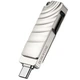 Флеш накопитель двойной - USB3.0 и Type-C - Borofone BUD3 128GB - изображение 3