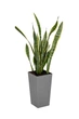 Вазон Plastkon ELISE 20x20x36см кам'яний матовий - зображення 1