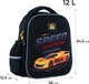 Рюкзак шкільний GoPack Speed Hunter напівкаркасний 34.5x26x12.5 см Чорний (GO24-165S-3) - зображення 2