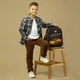 Рюкзак шкільний GoPack Speed Hunter напівкаркасний 34.5x26x12.5 см Чорний (GO24-165S-3) - зображення 15