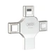 Флешка 4 в 1 - XO DK04 128GB - зображення 1