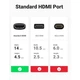 З'єднувач-перехідник Ugreen HDMI - HDMI подовжувач 2.1 8K 3D Arc Gray HD159 (90592) - зображення 2