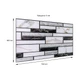 Декоративная ПВХ плитка 960*480*4мм (D) SW-00001776 - изображение 3