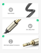 Аудіо кабель UGREEN AV127 3.5mm to 6.35mm TRS Stereo Audio Cable 2m (Gray)(UGR-10628) (UGR-10628) - зображення 7