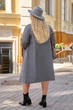 Полушерстяное легкое пальто Tatiana РЕЙН серое 60 - изображение 4