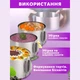 Раздвижная круглая форма кольцо для выпечки и сборки бенто-тортов и выкладки салатов 12-20 см (высота 6.5 см) - изображение 7