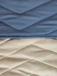 Покрывало стеганое ArCloud ZigZag Infinity+Rainy Day Серый/Синий 140*215 - изображение 2