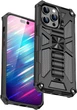 Чехол Shockproof Shield для Iphone 15 Pro Max бампер противоударный с подставкой Black - изображение 5