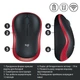 Миша Logitech Wireless M185 Red eu (910-002237) - изображение 3