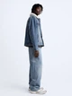 Джинсовая куртка мужская Zara 510799635 M Синяя (1159798281) - изображение 4