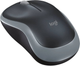 Mysz Logitech Logilink M185 cordless Notebook Mouse USB Black-Grey (5099206207282) - obraz 2