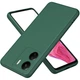 Чехол Fiji Full Soft Premium для Xiaomi Redmi 13C противоударный бампер с микрофиброй Dark Green - изображение 1