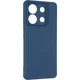 Чехол Fiji Full Soft Premium для Xiaomi Redmi Note 13 противоударный бампер с микрофиброй Dark Blue - изображение 1