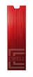 Радіатор Ewell для M.2 NVMe SSD, red (EW344) - зображення 1