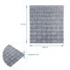 Панель стеновая 3D 700х770х2мм СЕРЕБРО (D) SW-00001908 - изображение 3
