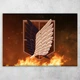 Плакат постер CupKit "Атака титанов / Attack on Titan" №15 А3 42х29,7 см - изображение 1